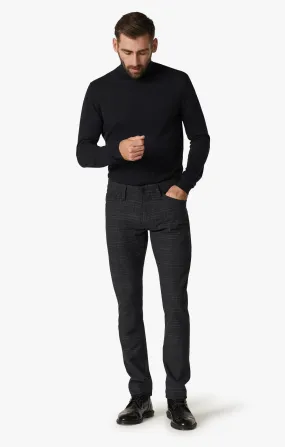 Cool Tapered Leg Pants In Grey Checked