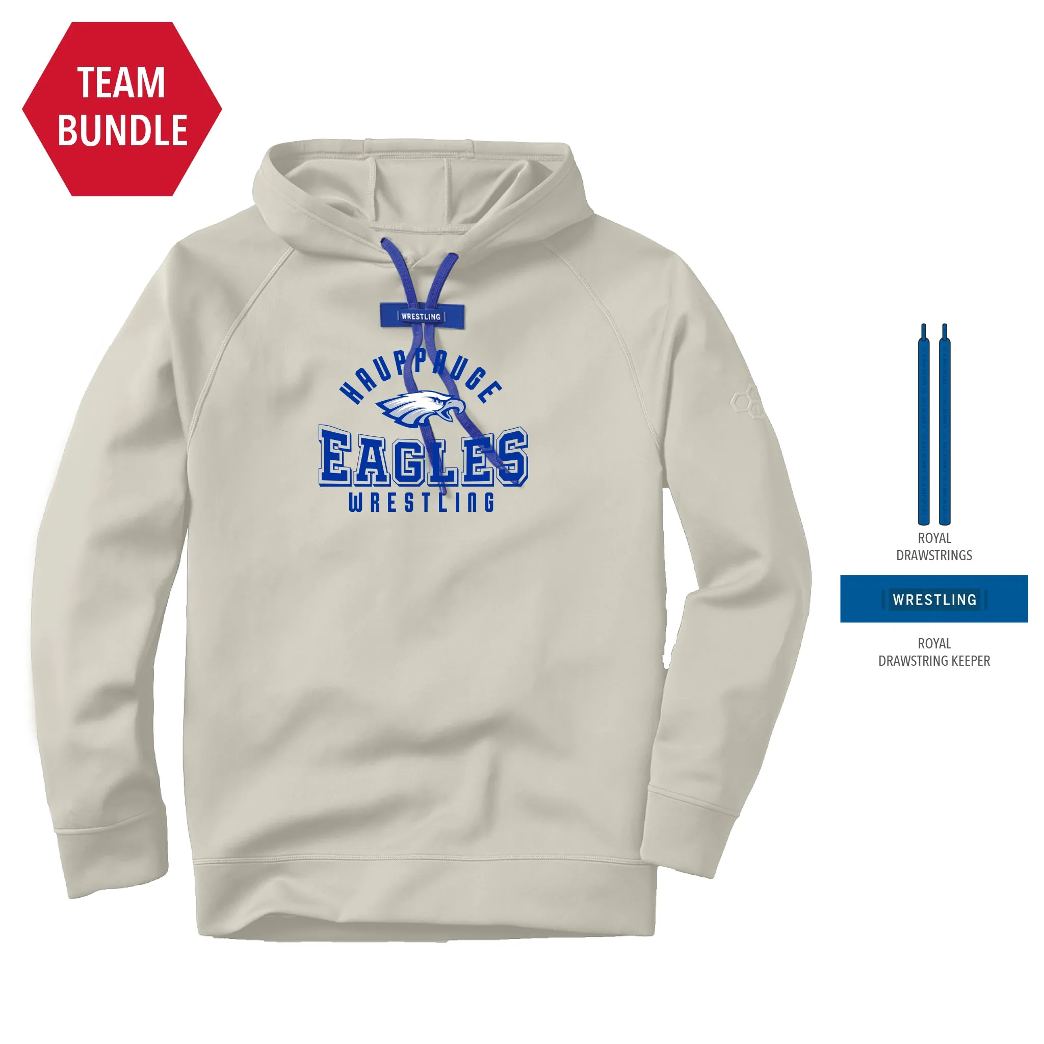 Cool-Touch Hoodie-Unisex--Hauppauge Wrestling Team Store