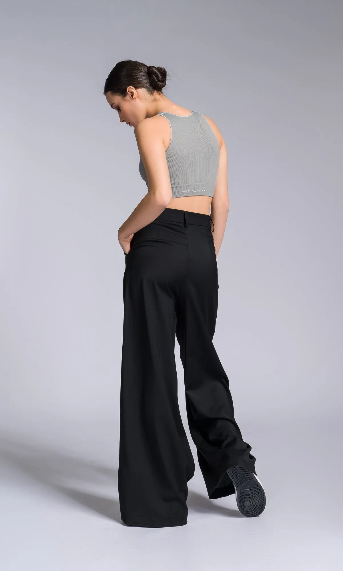 Cool Wool Tuck Pants