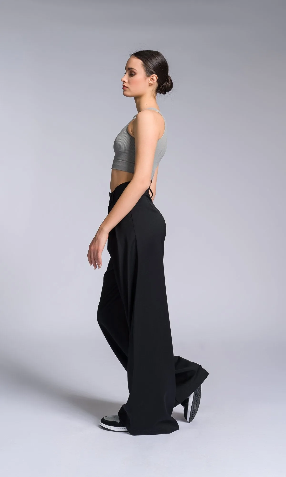 Cool Wool Tuck Pants