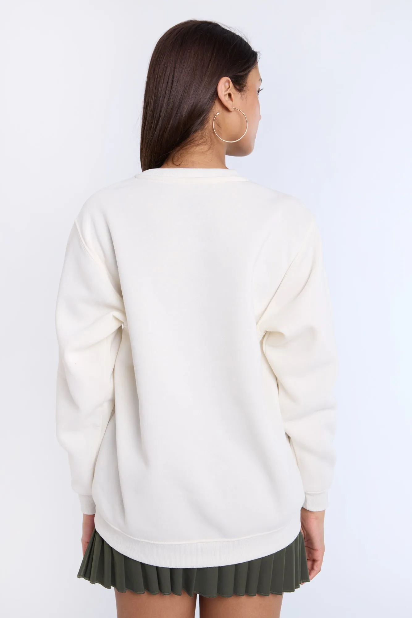 Coors Cowboy Graphic Crew Neck Sweatshirt