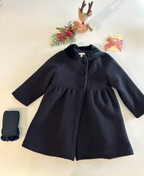 Dafne Wool Coat with Velvet Collar