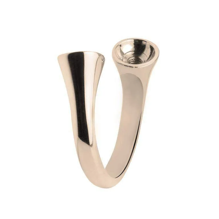 Designer Twisted Curved Ring - 5070