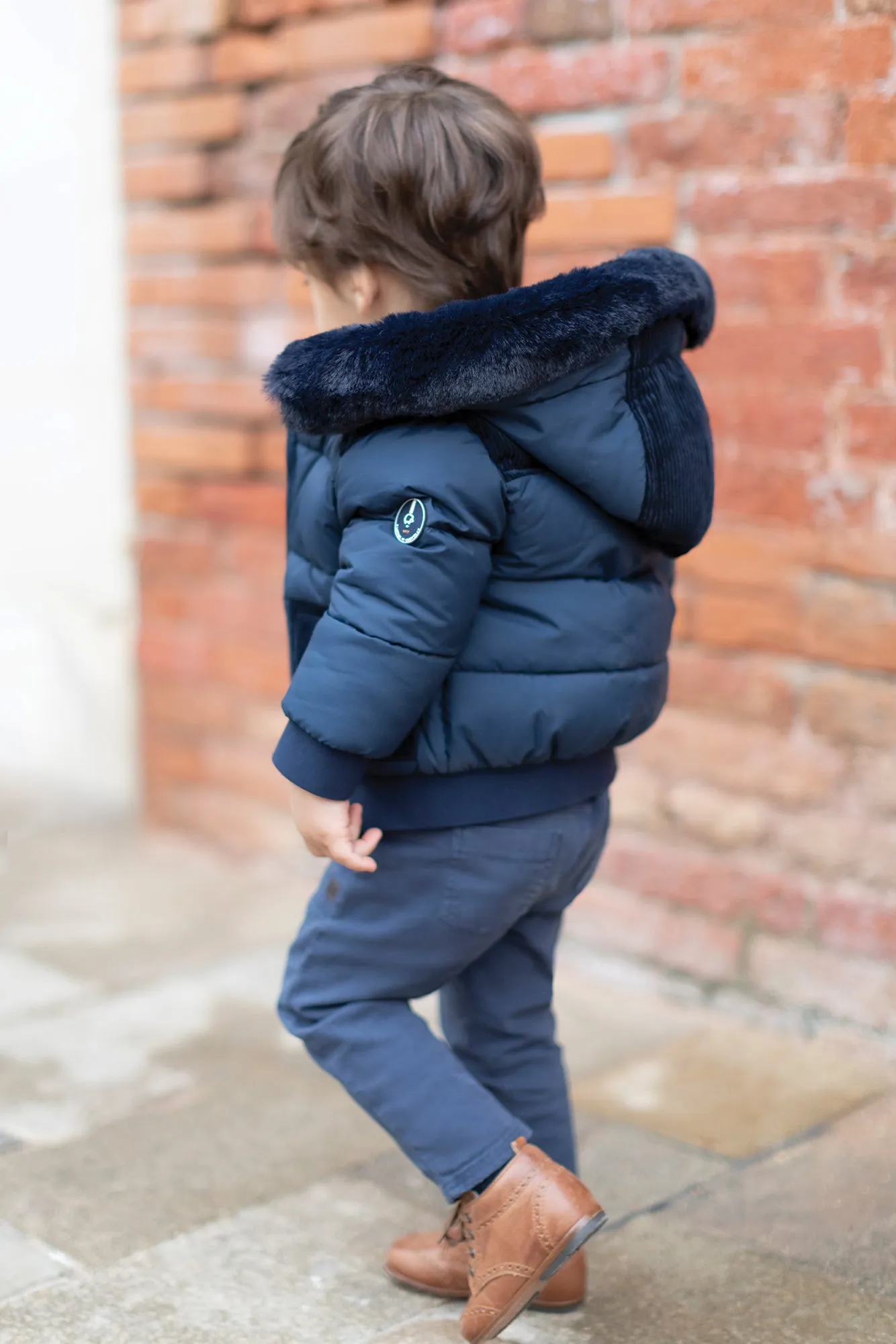 Down jacket - Navy water-repellent