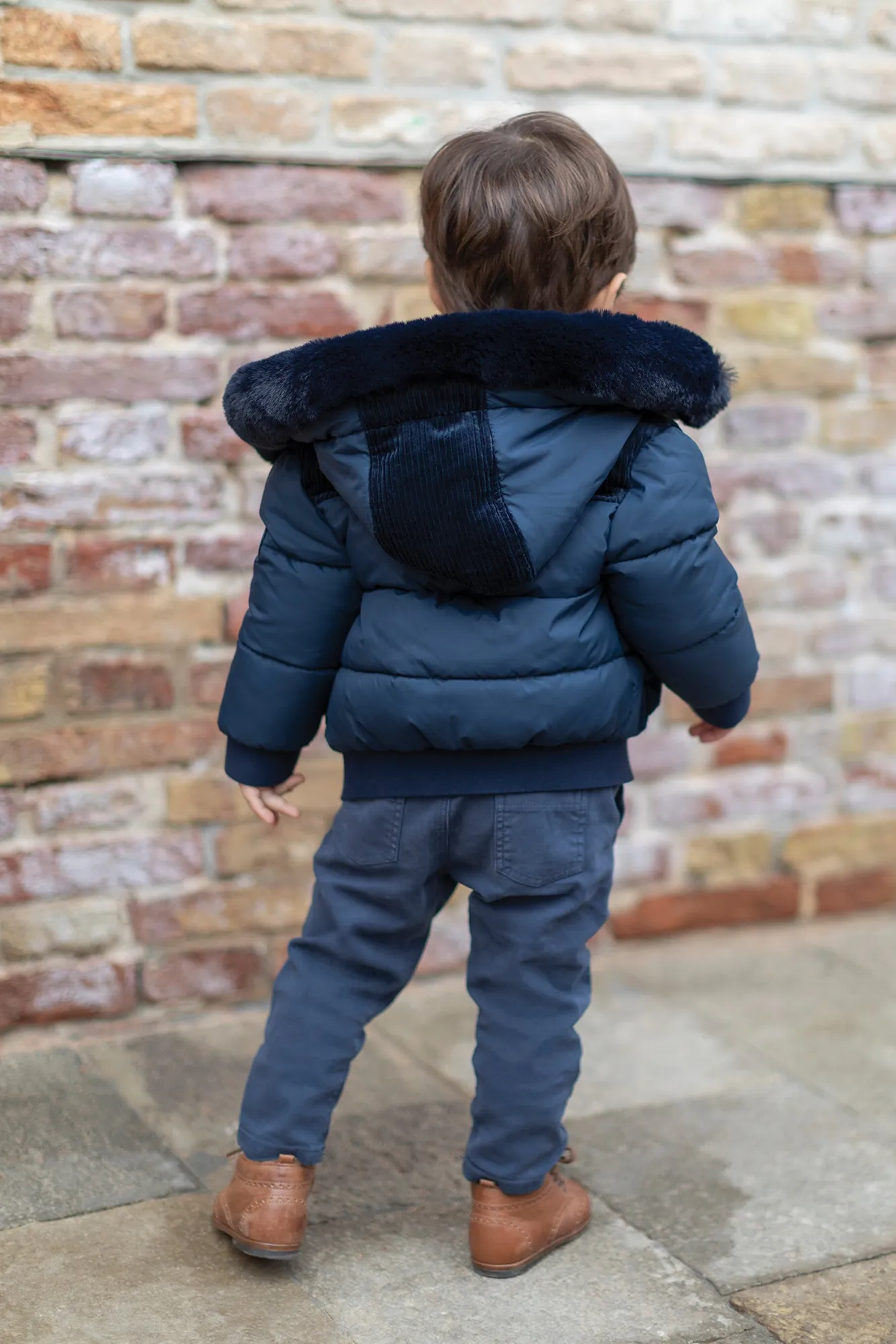 Down jacket - Navy water-repellent