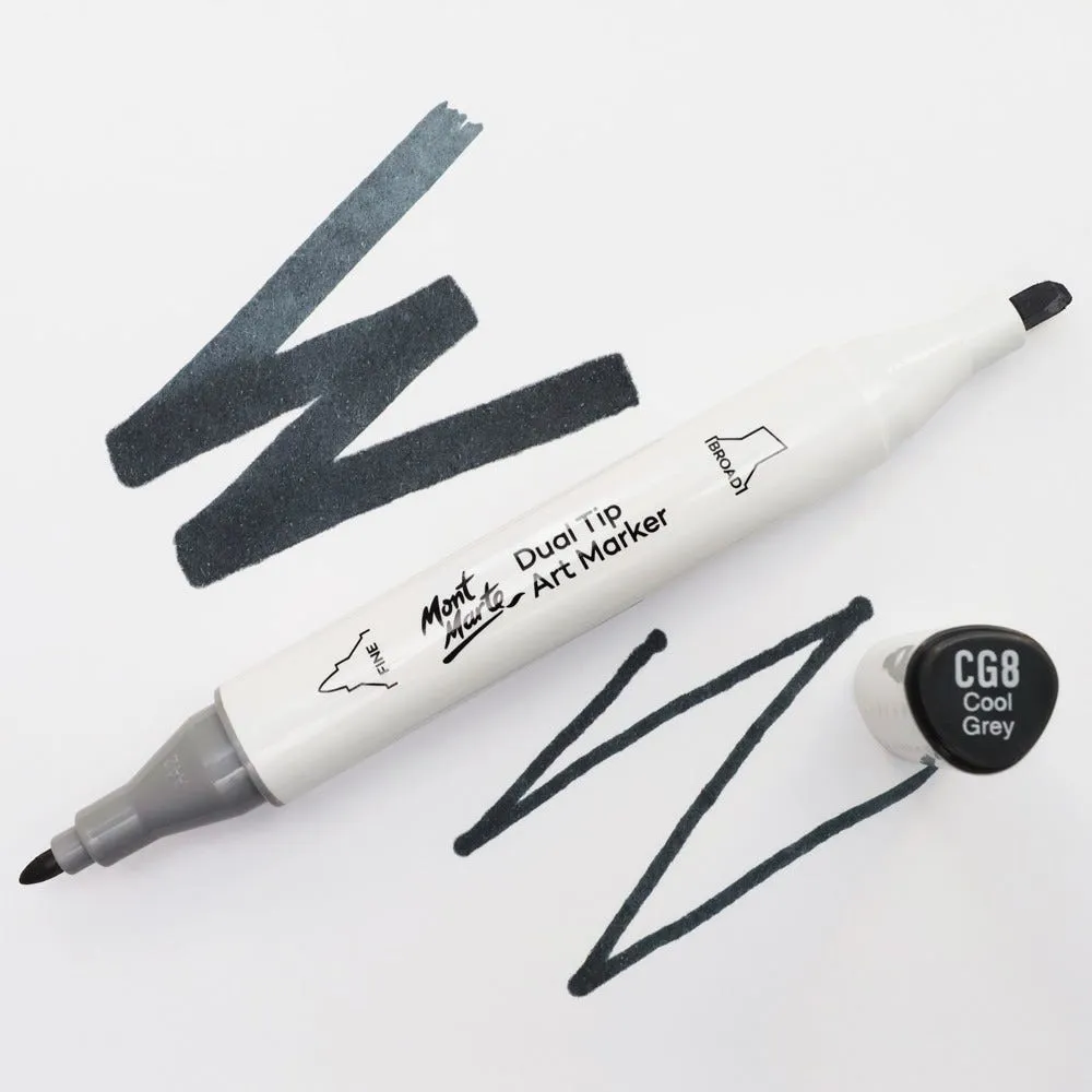 Dual Tip Art Marker Premium - Cool Grey CG8