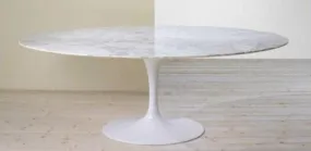 Eero Saarinen Tulip Table - Oval Dining 54 x 96 Inch
