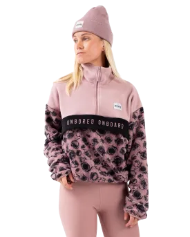 Eivy Ball Fleece Women's Top - Charcoal Woodrose