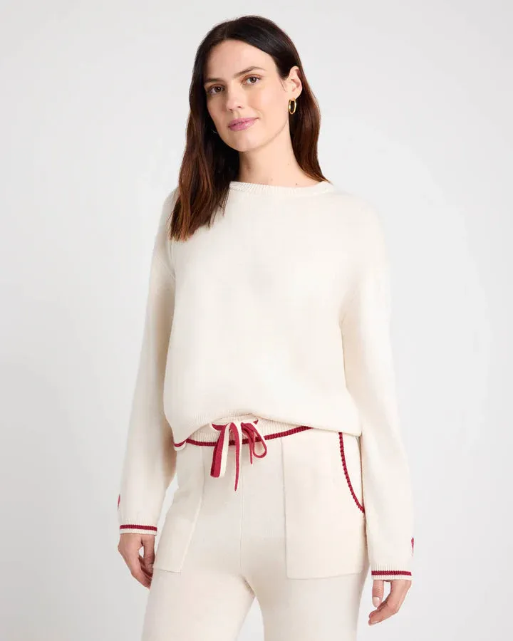 Elizabeth Sweater - Snow Heather Holly