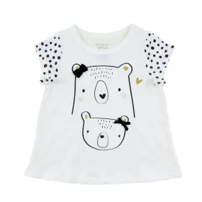 First Impressions Graphic Print T-Shirt - Bear