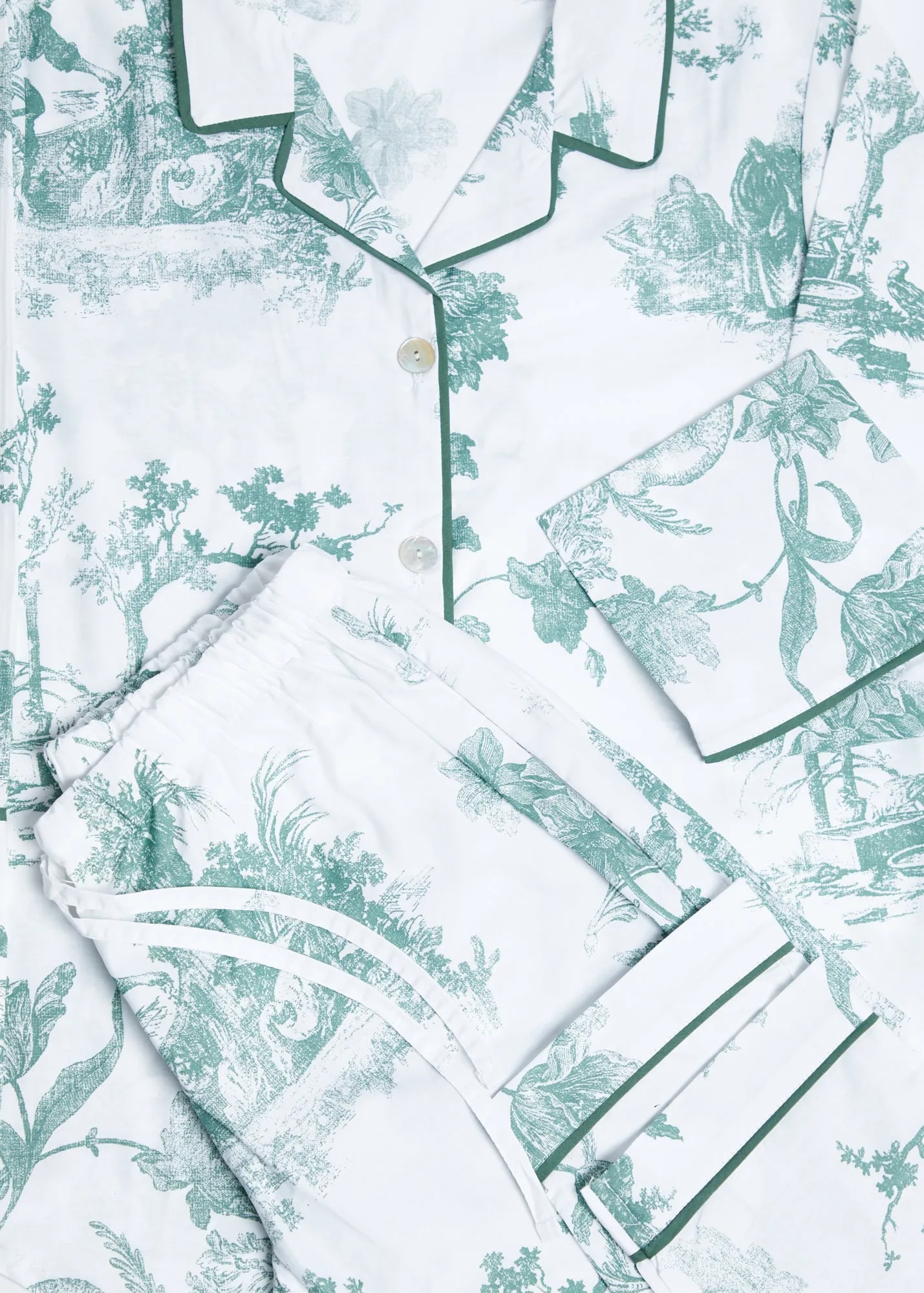 Foxford Green Toile Pyjamas