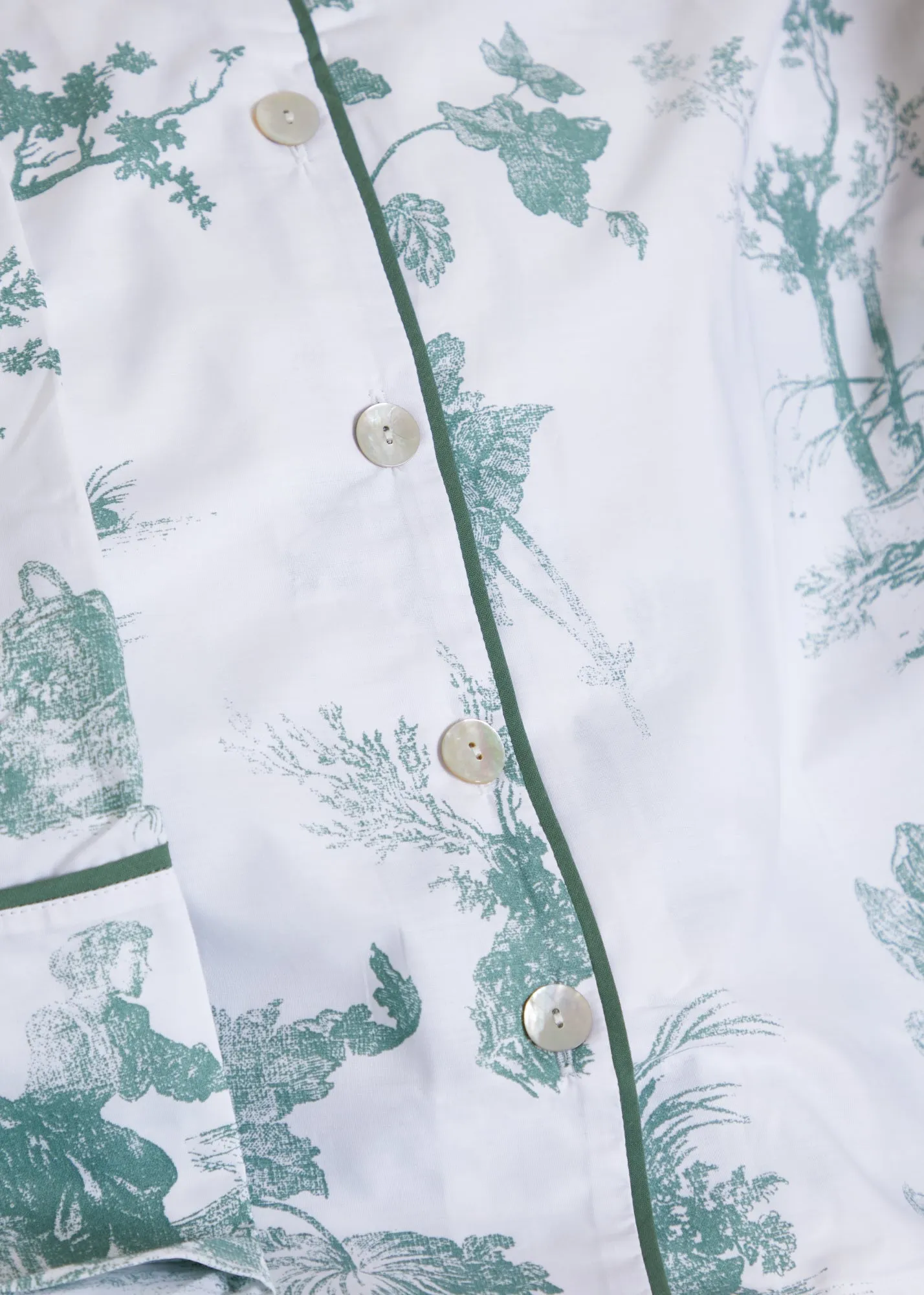Foxford Green Toile Pyjamas