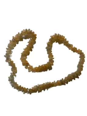 Funky Twisted Rose Rubber Bead Necklace circa 1960s