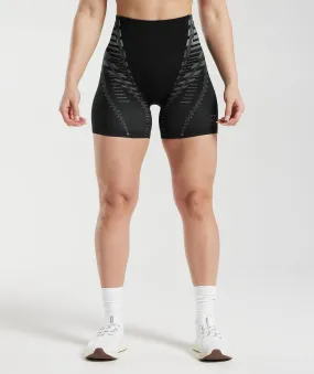 Gymshark Apex Limit Shorts - Black/Light Grey