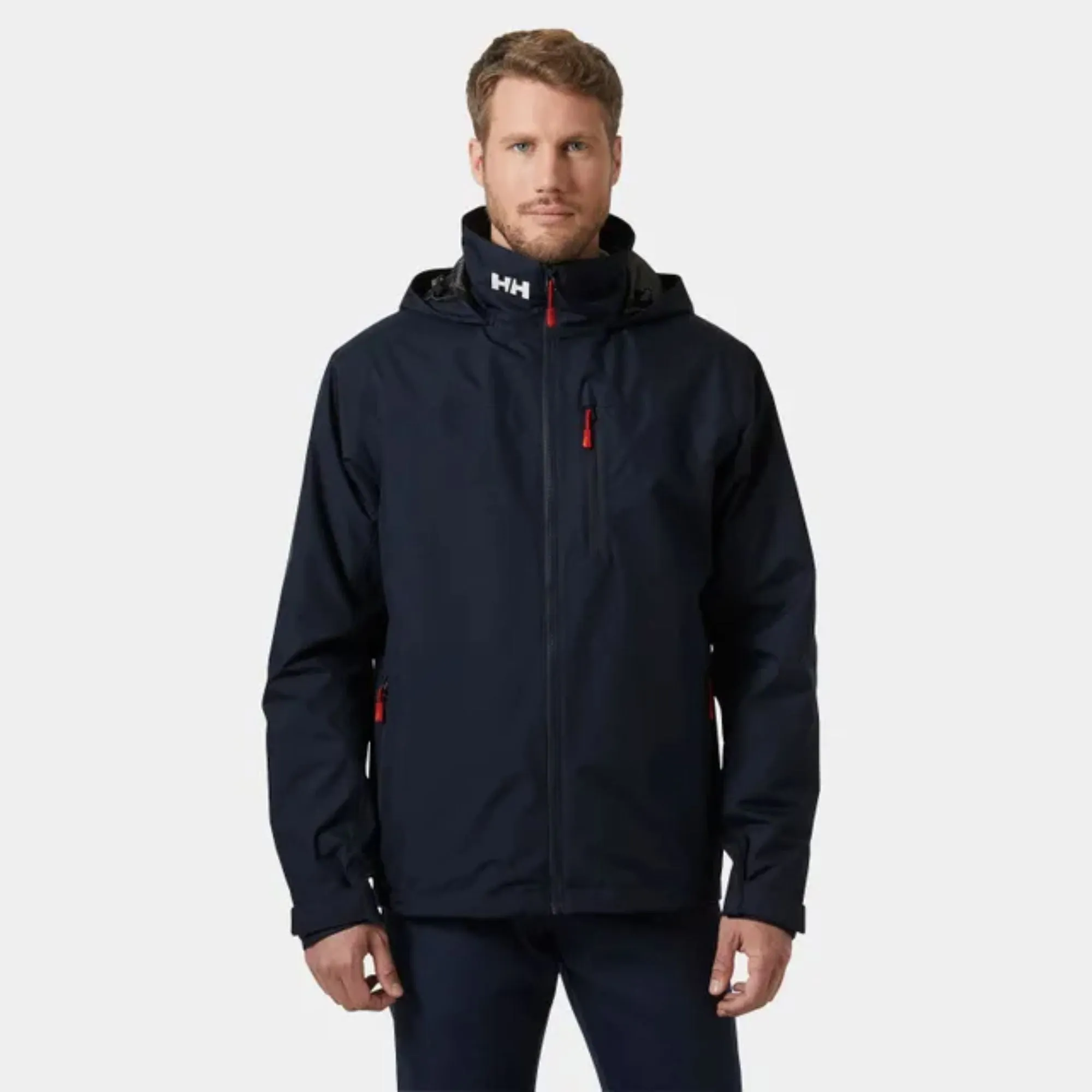 Helly Hansen Men's Crew Hooded Midlayer Sailing Jacket 2.0