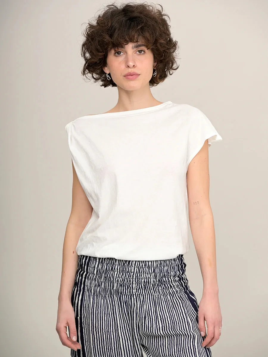 Hemp Organic Cotton Boat Neck T-shirt
