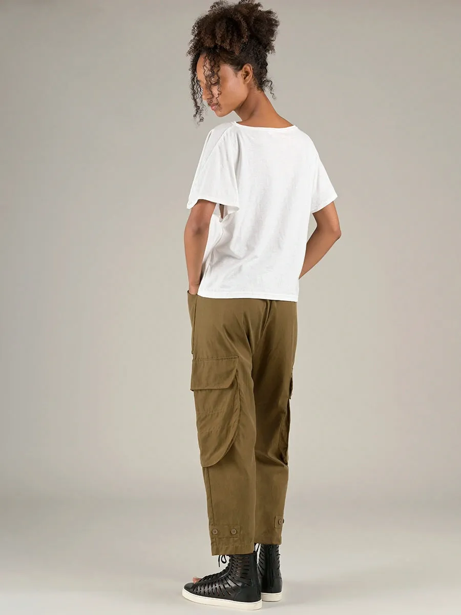 Hemp Organic Cotton Handkerchief Sleeve T-Shirt