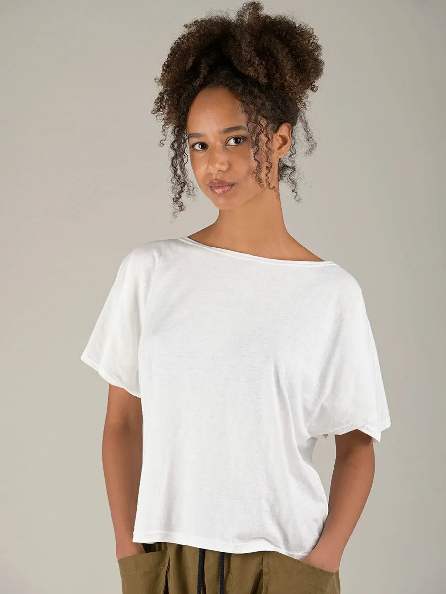 Hemp Organic Cotton Handkerchief Sleeve T-Shirt
