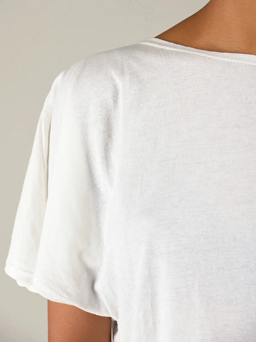 Hemp Organic Cotton Handkerchief Sleeve T-Shirt