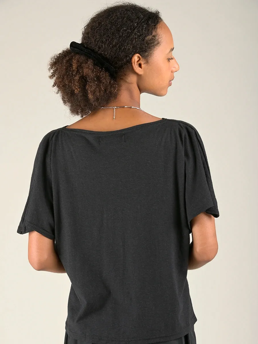 Hemp Organic Cotton Handkerchief Sleeve T-Shirt