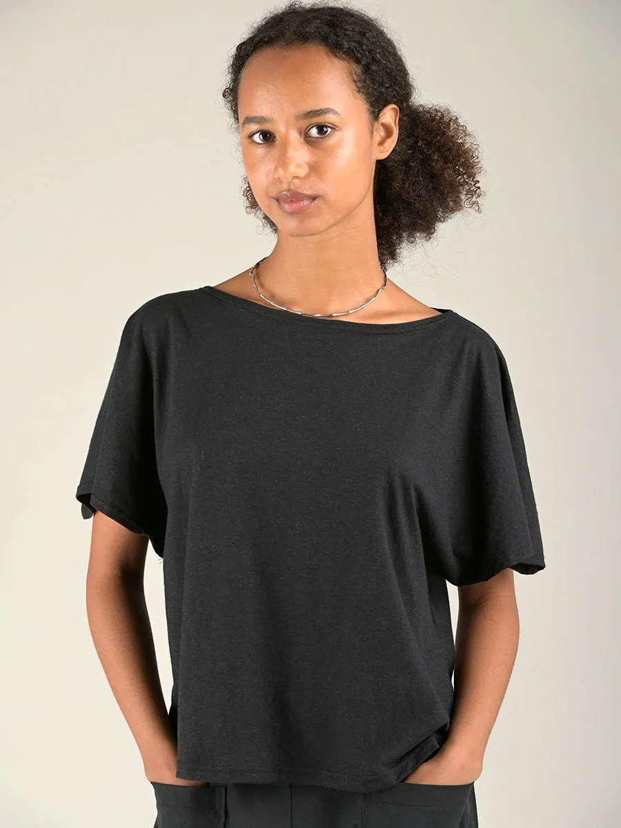 Hemp Organic Cotton Handkerchief Sleeve T-Shirt