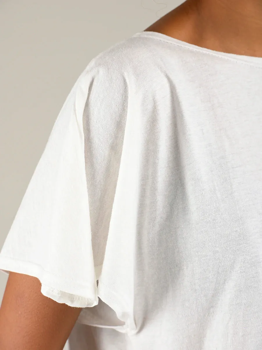 Hemp Organic Cotton Handkerchief Sleeve T-Shirt