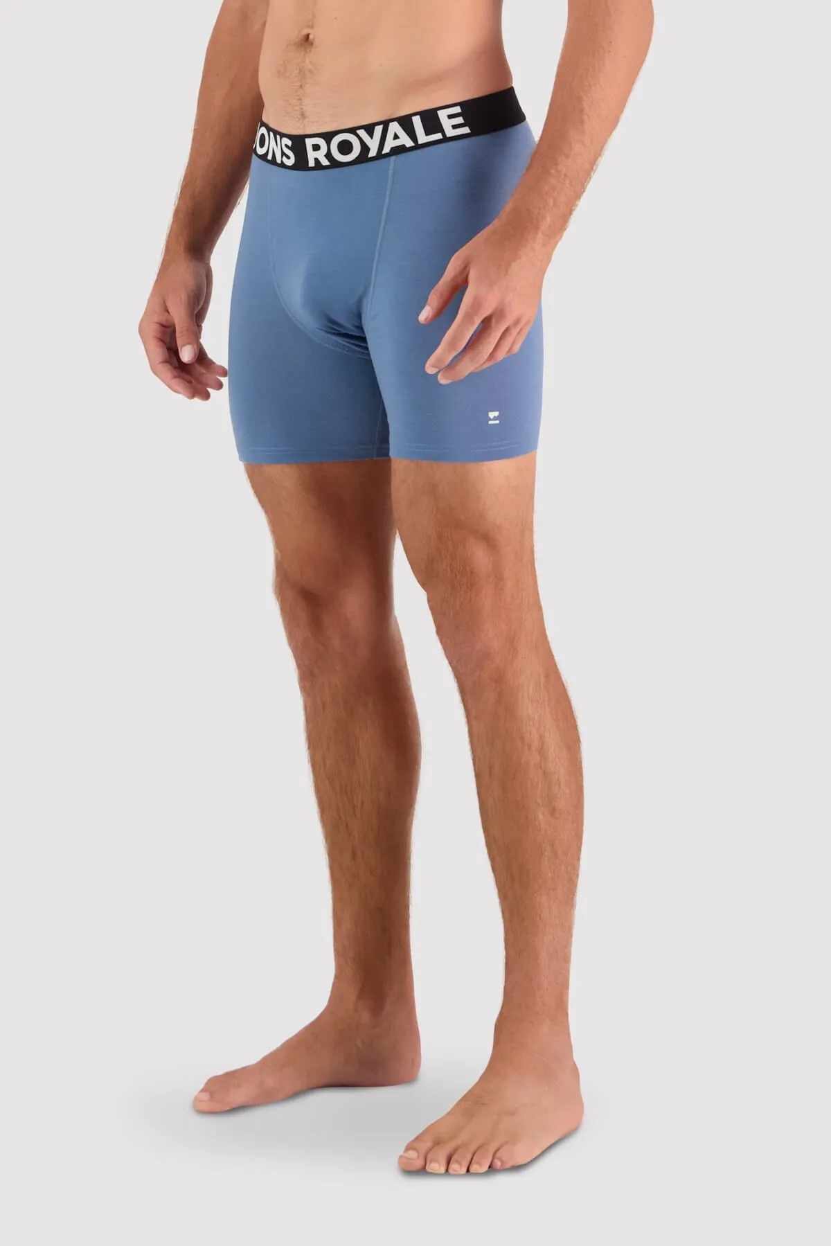 Hold 'em Merino Boxer - Blue Slate
