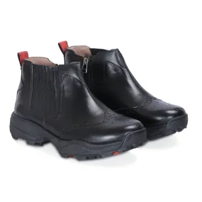 Hummer Boot Full Black Golf Shoes