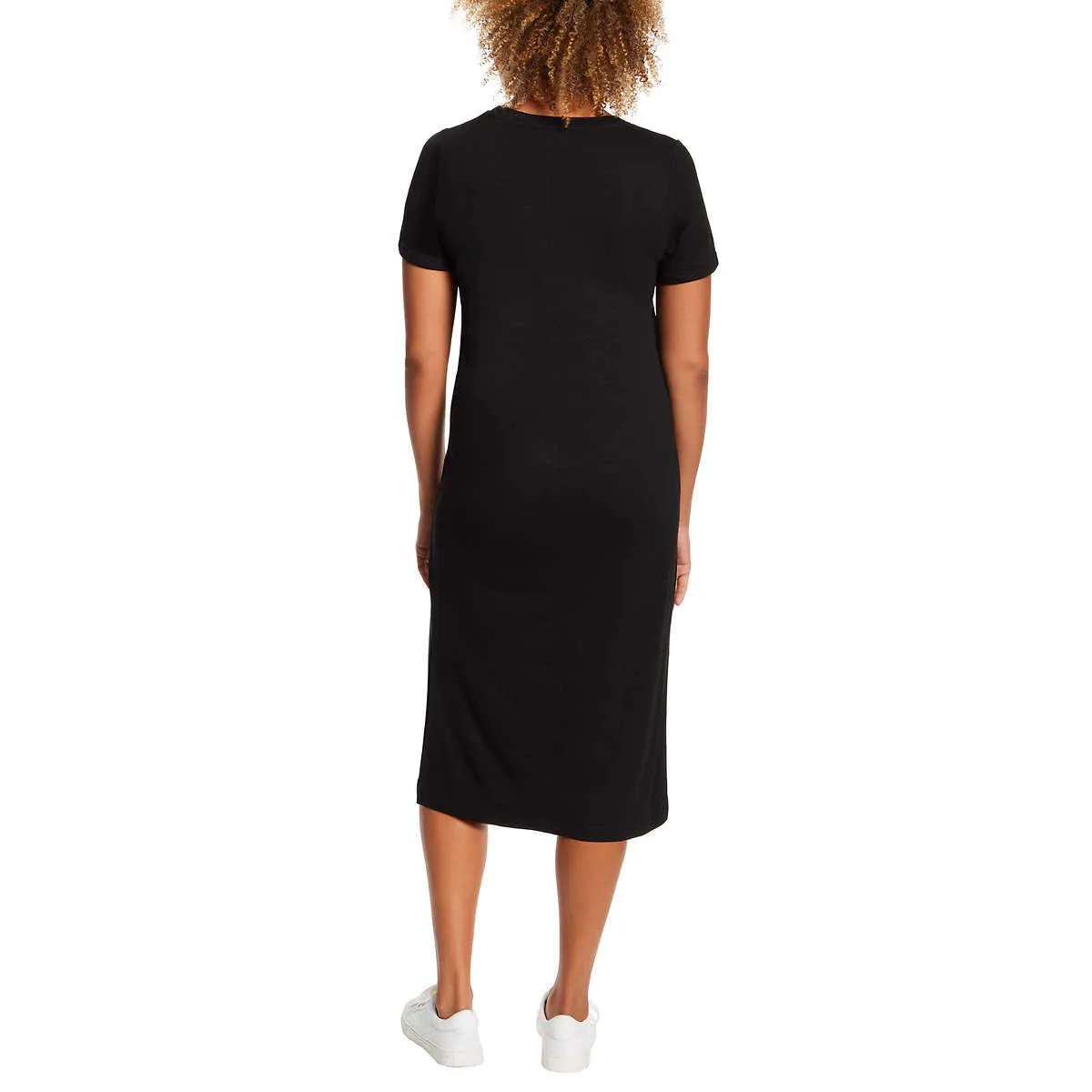Jessica Simpson Women's Soft Jersey Side Slits T-Shirt Midi Dress