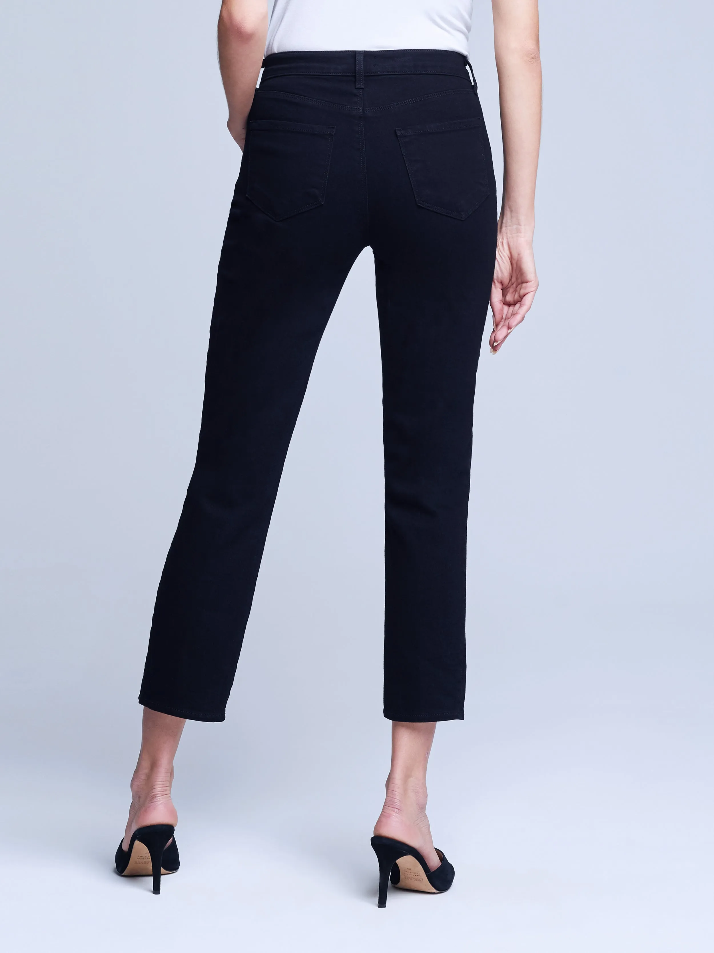 L'Agence Alexia Cigarette Cropped Jeans