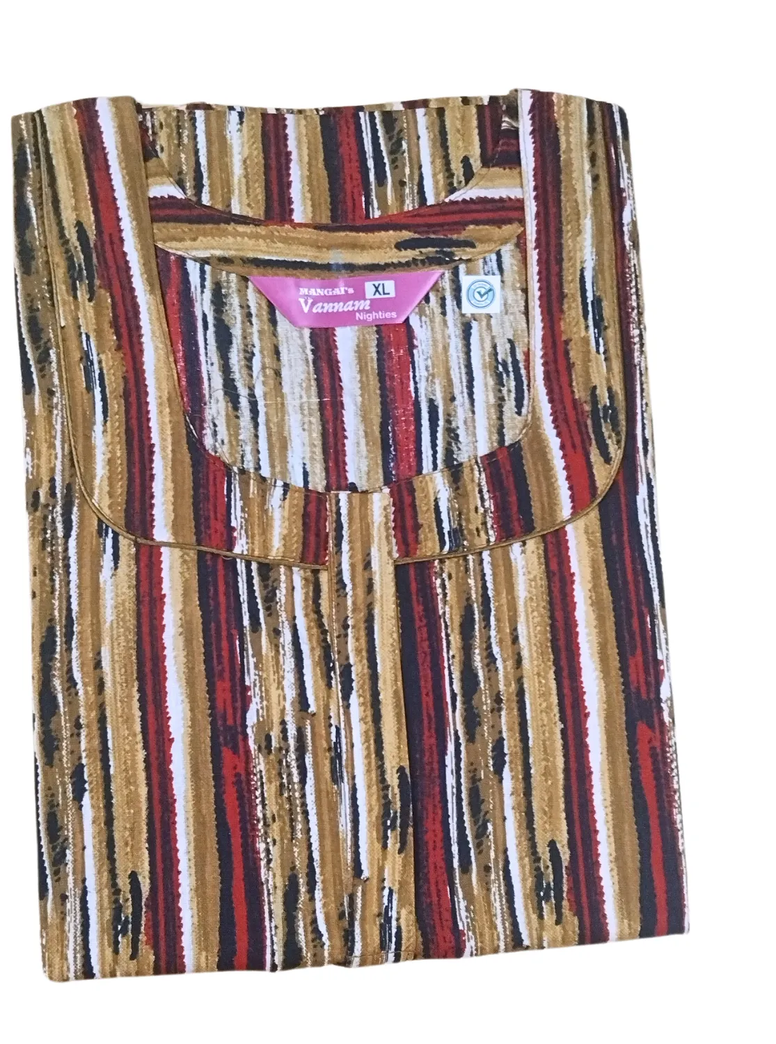 MANGAI New Regular Fit Cotton Printed  Nighties - All Over Printed Stylish Nightwear for Stylish Women | Side Cut Pocket | Beautiful Nighties for Stylish Women's (VNM)