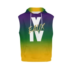 MARDI GRAS SLEEVELESS HOODIES
