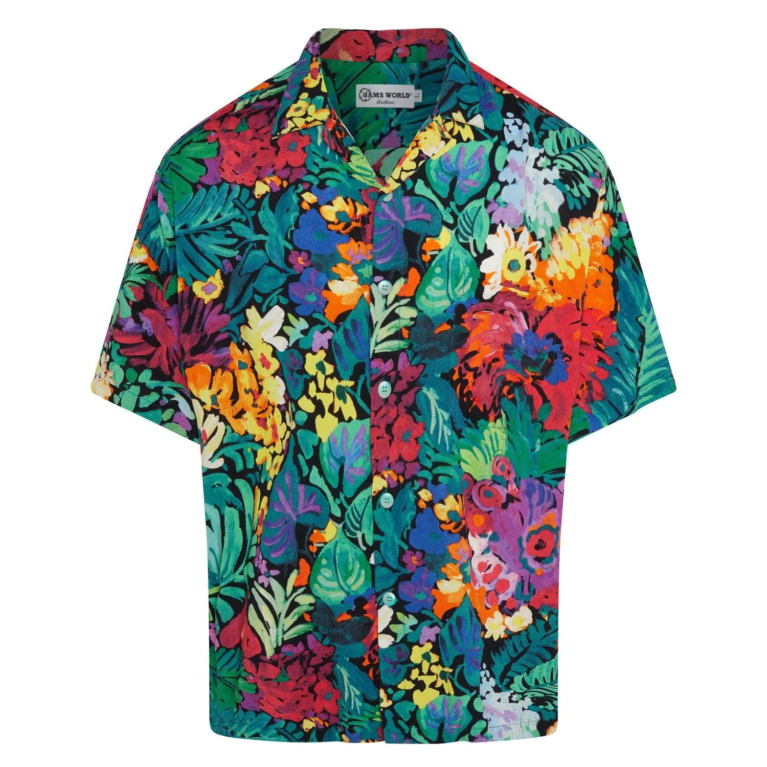 Men's Retro Shirt - Fiore Black