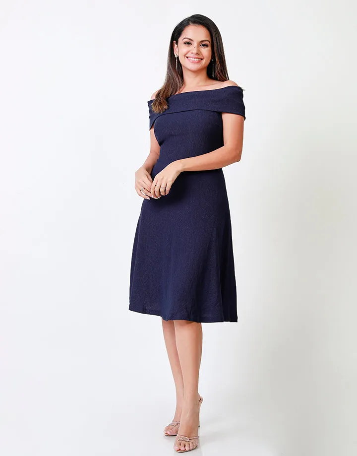 Midi Off the Shoulder Dress