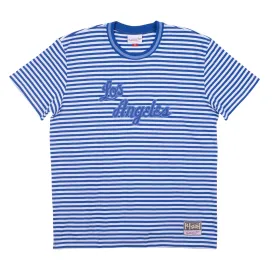 NBA Front Back Striped Tee Los Angeles Lakers