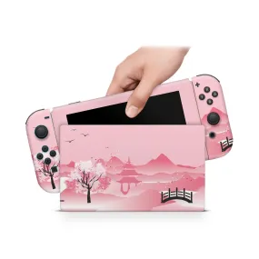 Nintendo Switch Skin Decals - Asian Rose - Wrap Vinyl Sticker