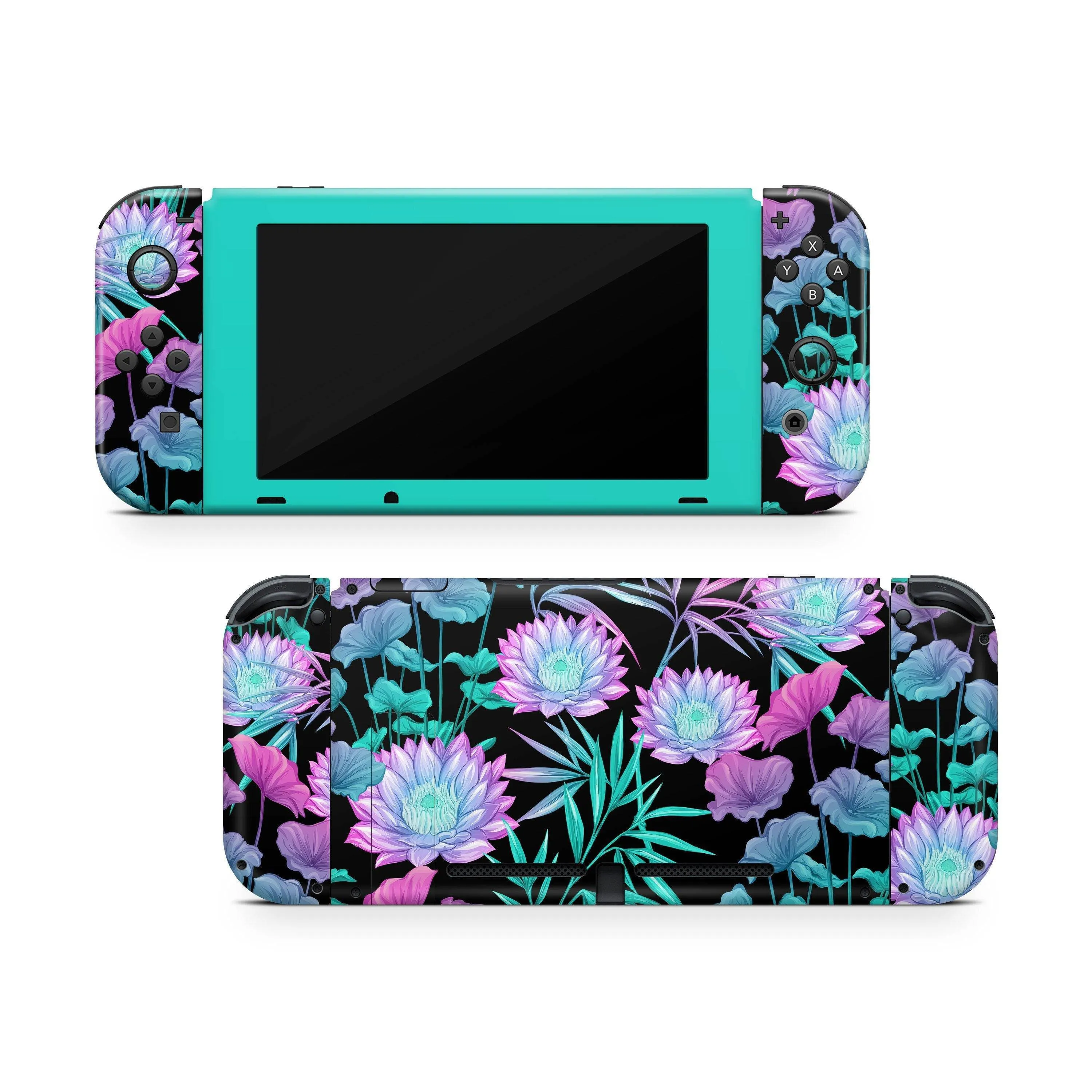 Nintendo Switch Skin Decals -  Botanic Garden - Wrap Vinyl Sticker