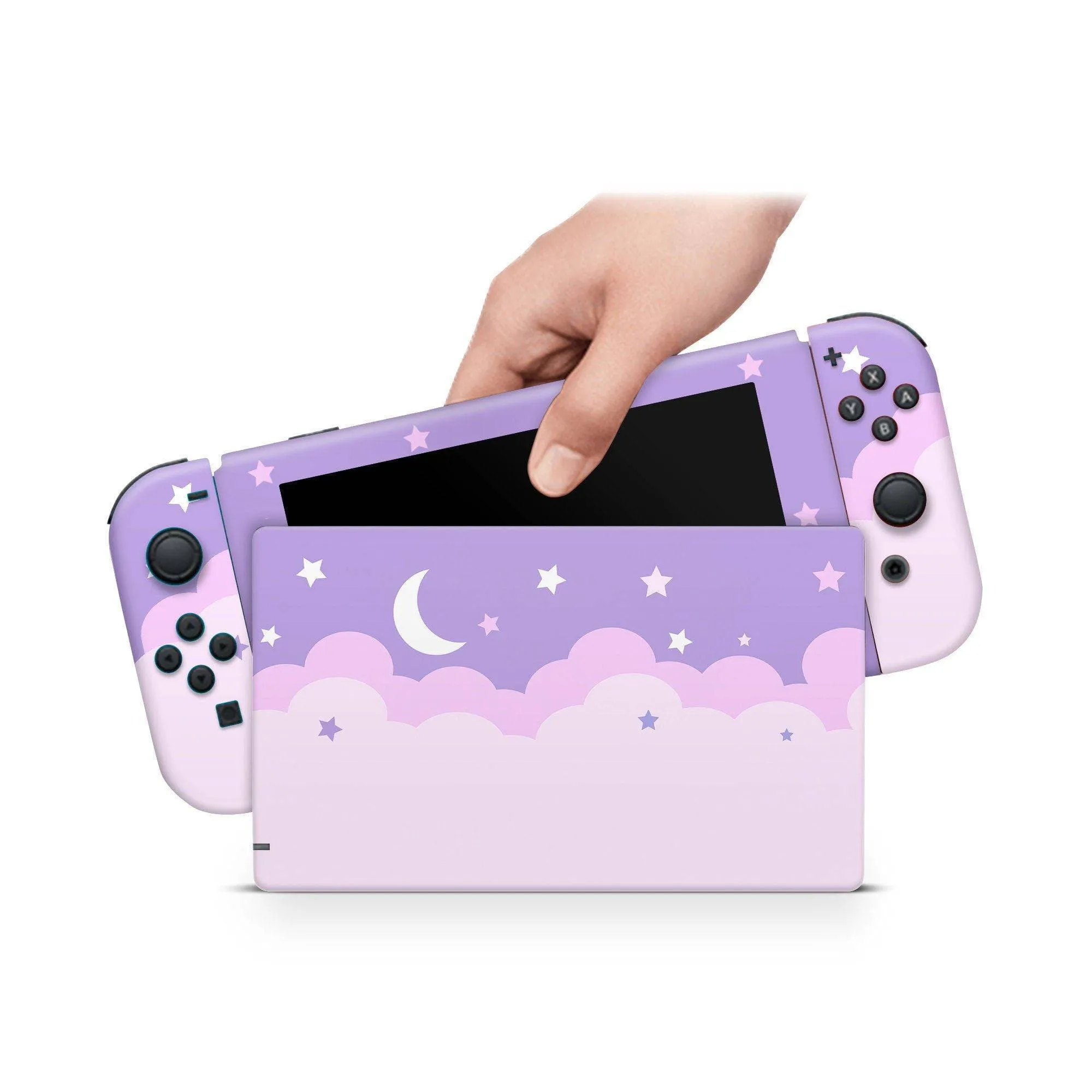 Nintendo Switch Skin Decals - Cloud Pastels - Wrap Vinyl Sticker
