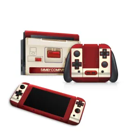 Nintendo Switch Skin Decals - Family NES - Wrap Vinyl Sticker
