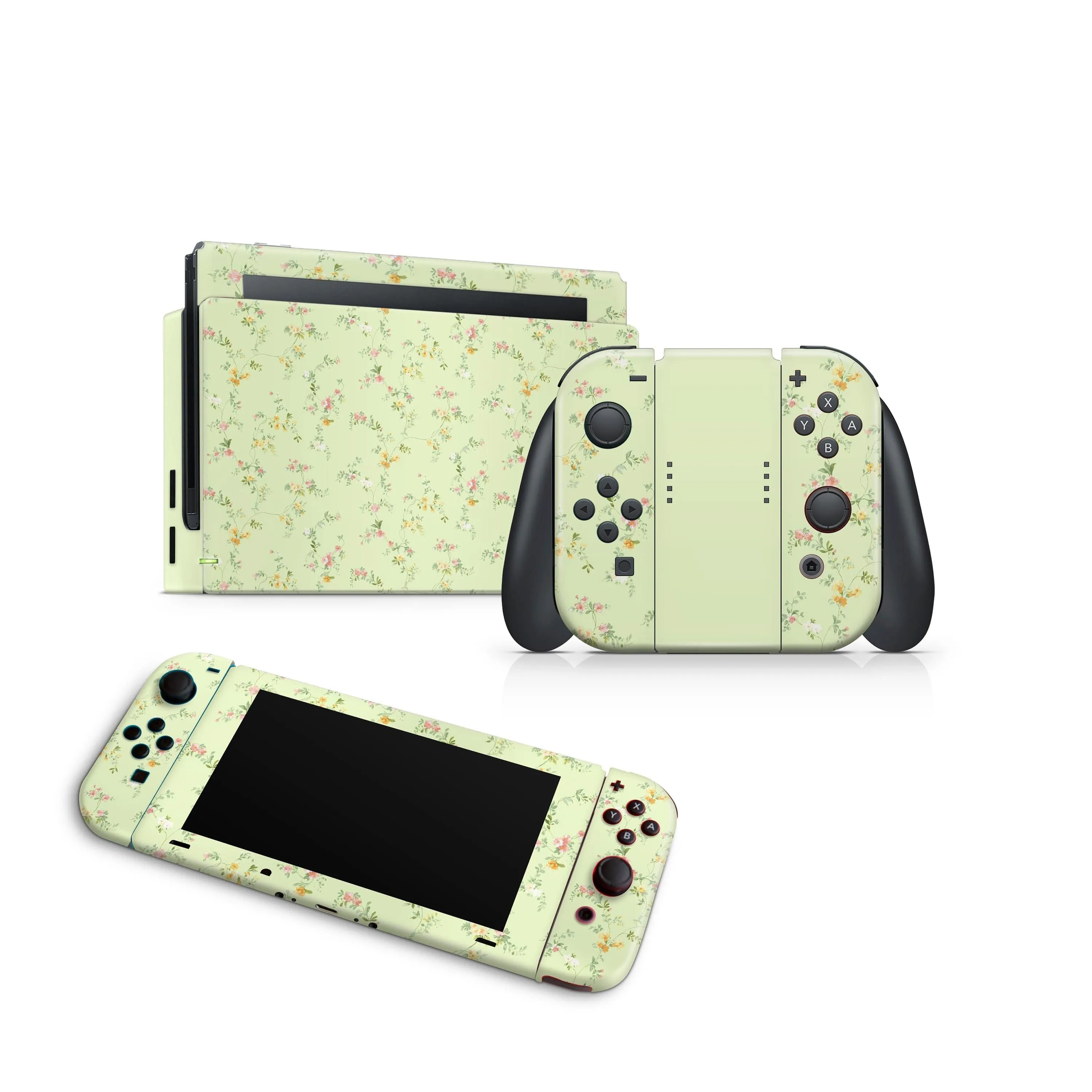 Nintendo Switch Skin Decals - Fine Plants - Wrap Vinyl Sticker