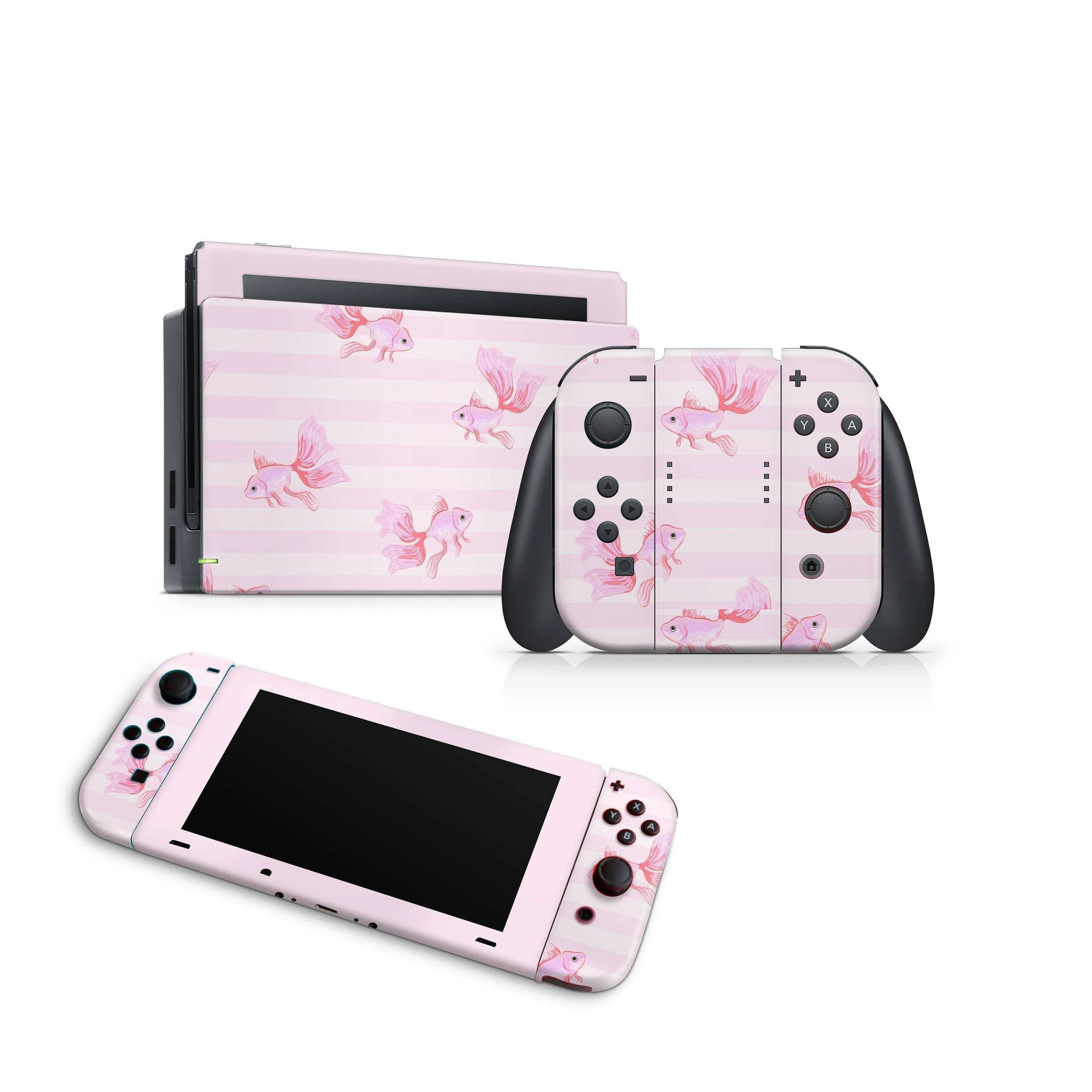 Nintendo Switch Skin Decals - Fish Sushi - Wrap Vinyl Sticker