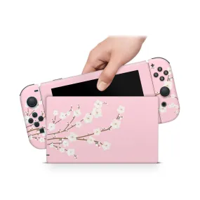 Nintendo Switch Skin Decals - Flowering Rose - Wrap Vinyl Sticker