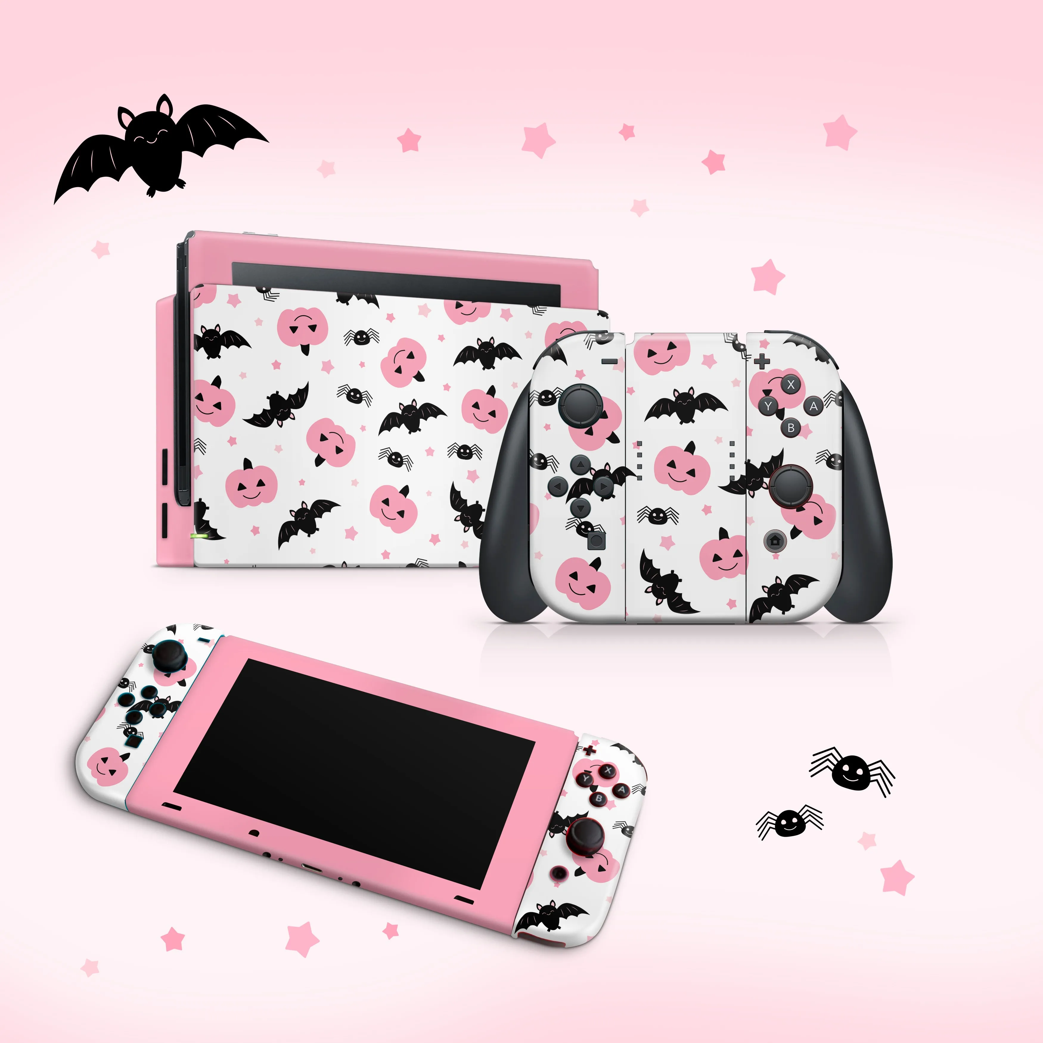 Nintendo Switch Skin Decals - Ghostly - Wrap Vinyl Sticker
