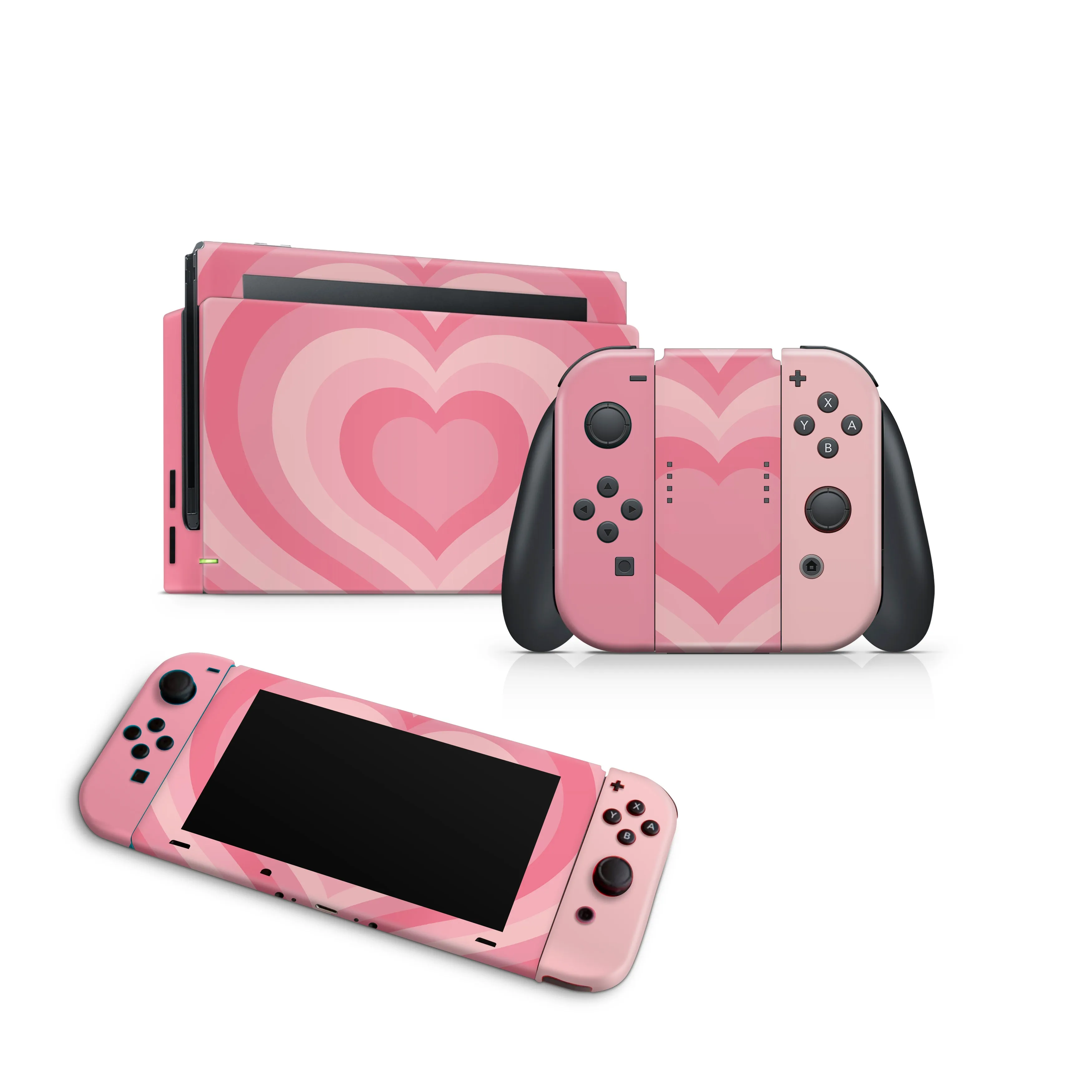 Nintendo Switch Skin Decals -  Love You - Wrap Vinyl Sticker