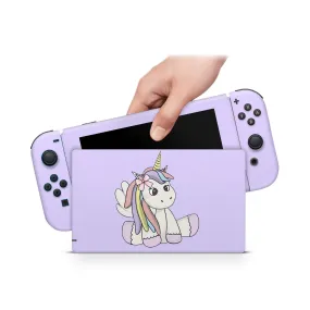 Nintendo Switch Skin Decals - Pony Unicorn - Wrap Vinyl Sticker