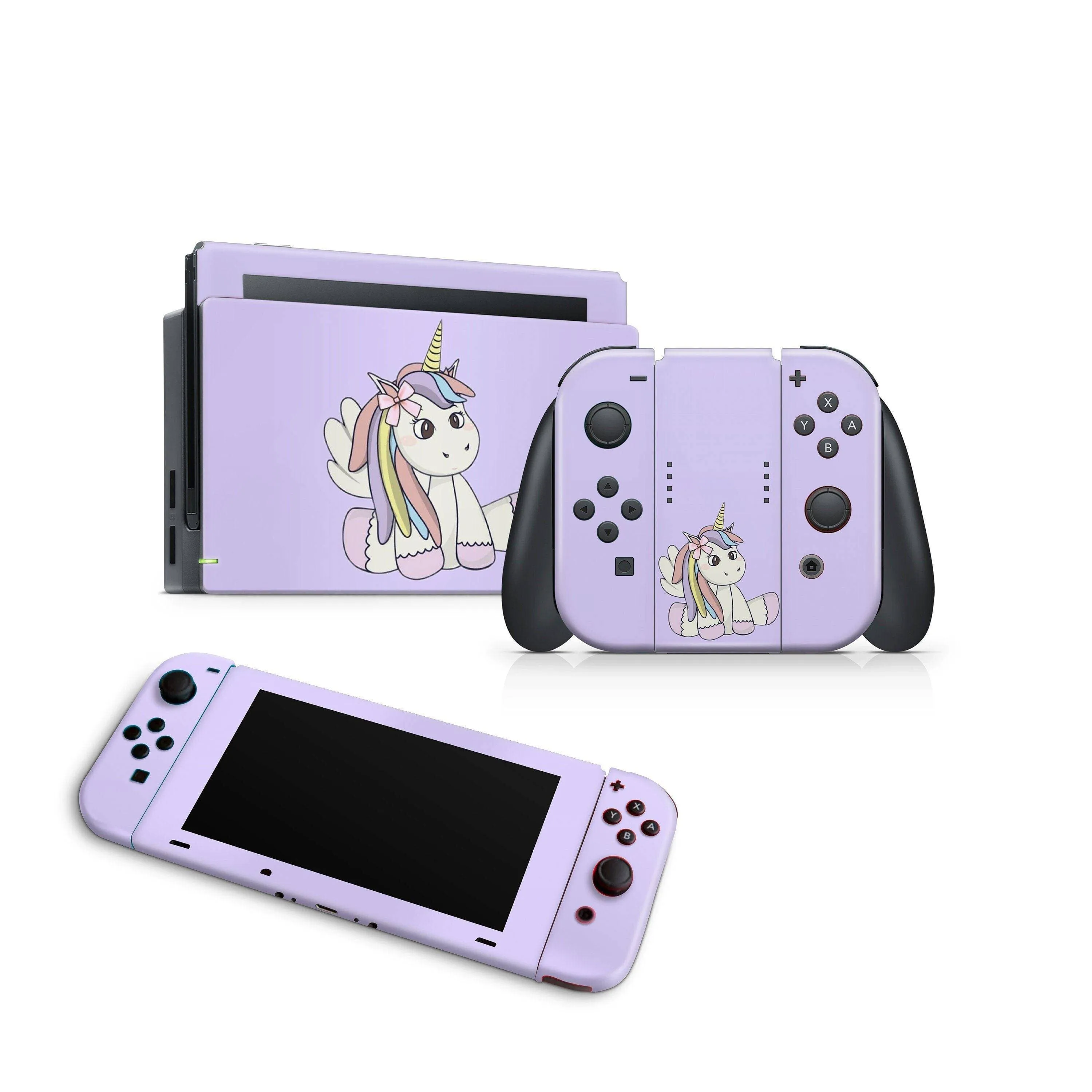 Nintendo Switch Skin Decals - Pony Unicorn - Wrap Vinyl Sticker