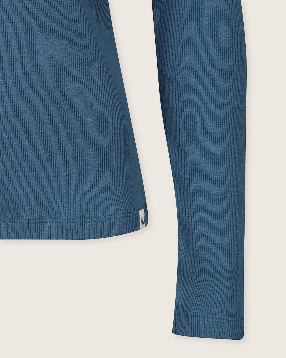 Nora Plain Rib Henley Top