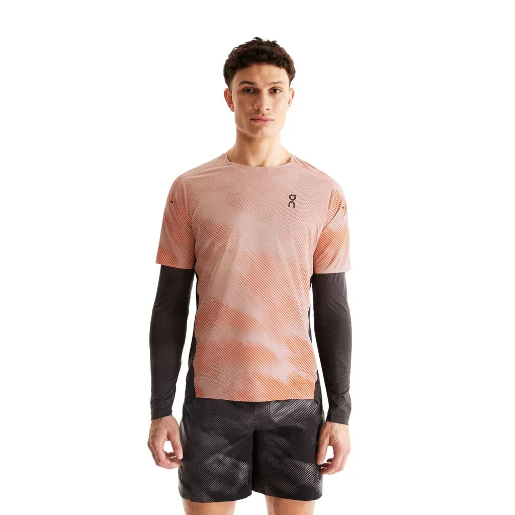 On Men's Performance-T Lumos Woodrose / Black