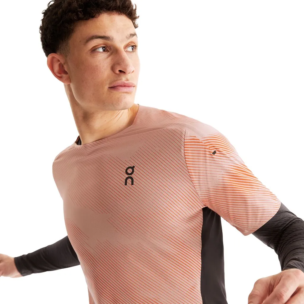 On Men's Performance-T Lumos Woodrose / Black