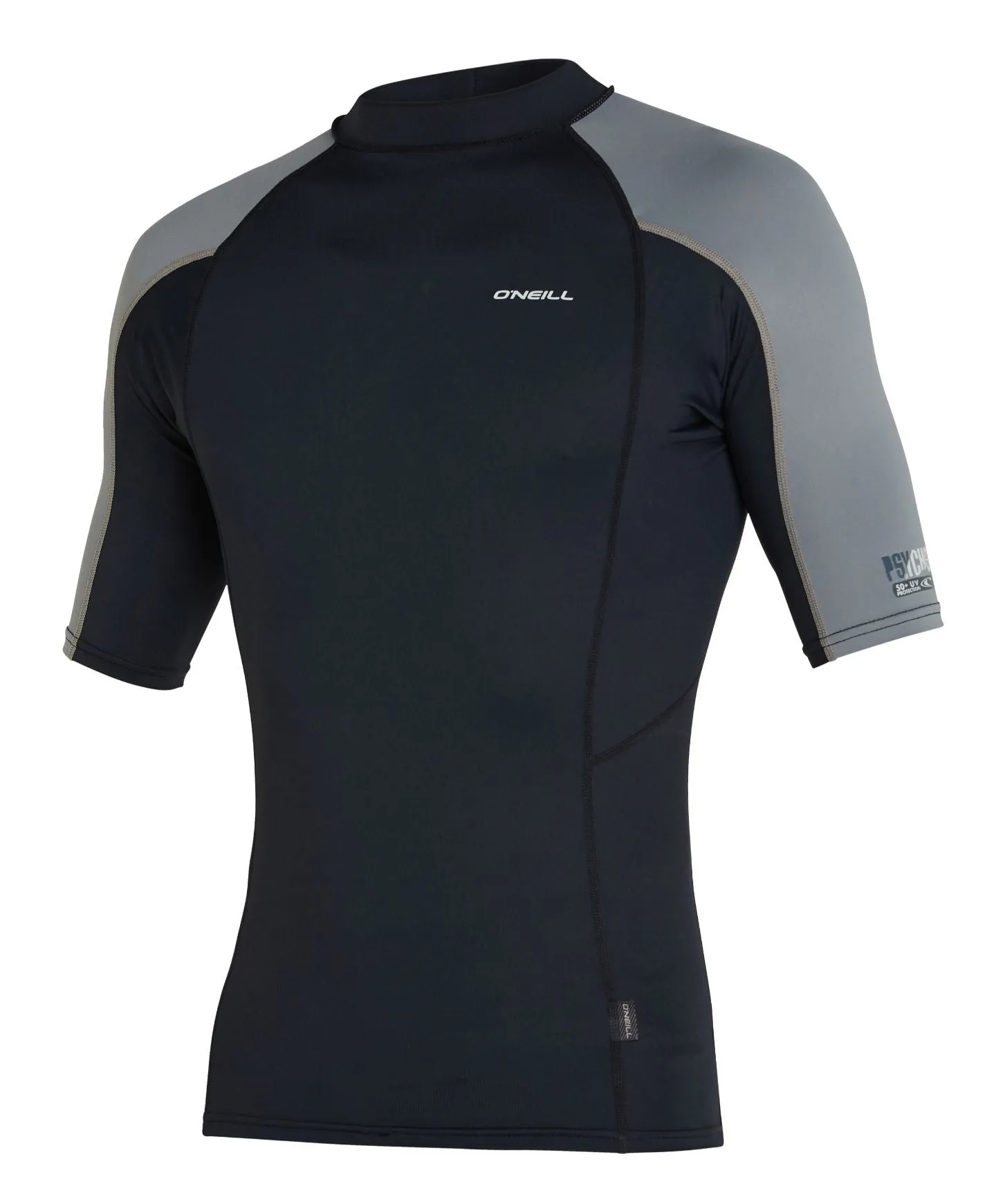 ONEILL PSYCHO UV SS RASHVEST - BLACK/BLACK/SMOKE